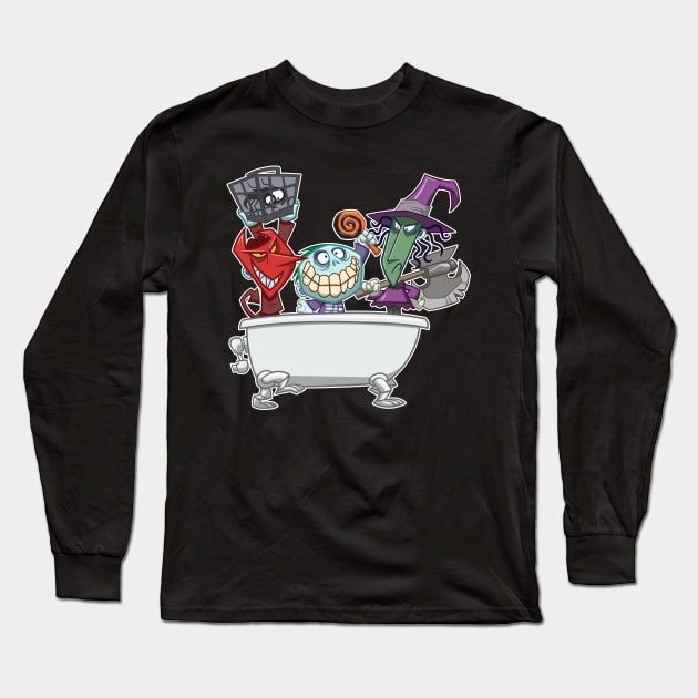 Trick or Treat! Long Sleeve T-Shirt by NSaabye